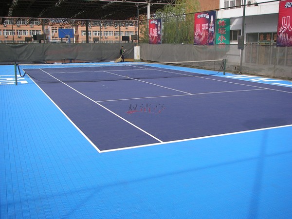 室外拼装地板网球场